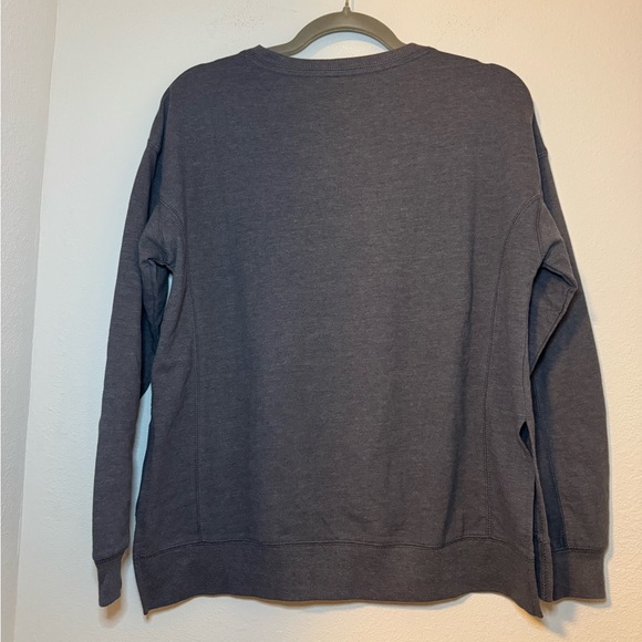 NWT Wildfox "Easy Does It" graphic french terry sweatshirt in charcoal gray - Picture 4 of 5